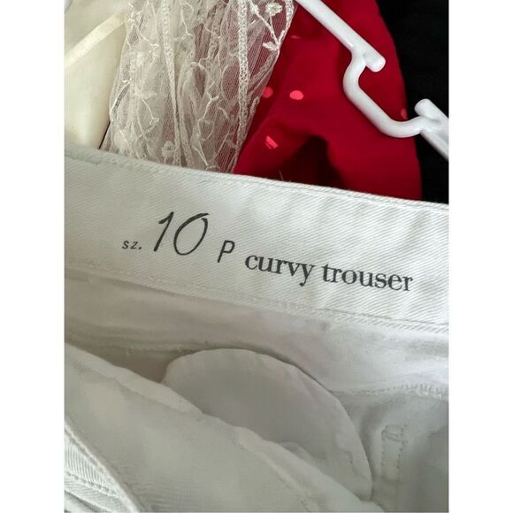 Loft white Kirby trouser flare jeans 10P - Picture 3 of 4
